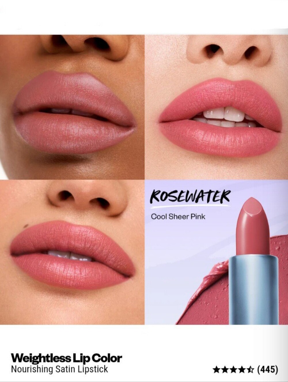 KOSAS Weightless Lip Color In Rosewater - Picture 2 of 6